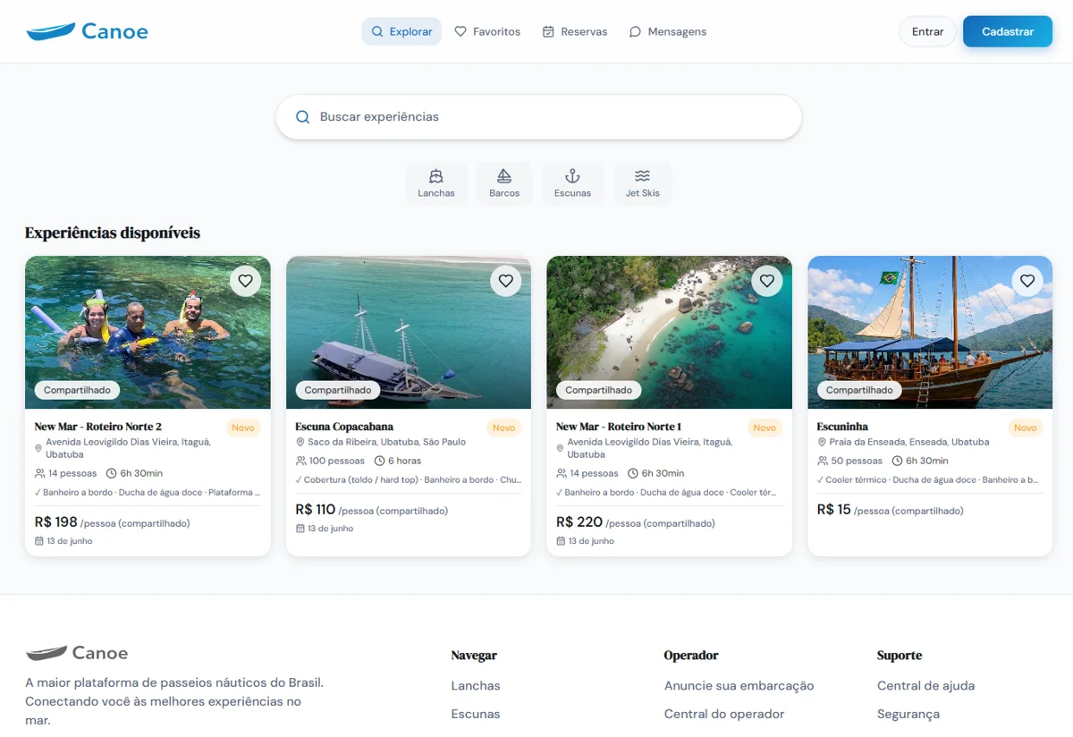 Interface of Canoe