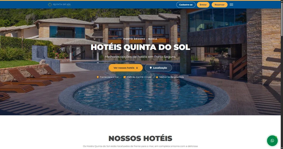 Interface of Quinta do Sol