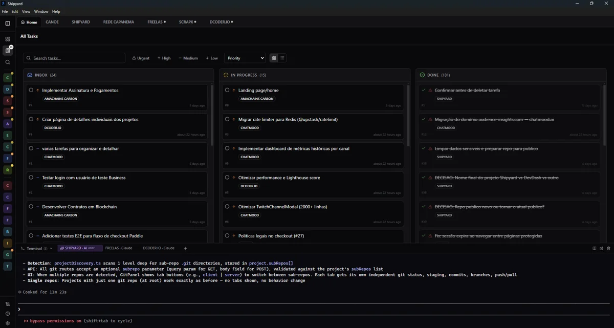 Interface of Shipyard